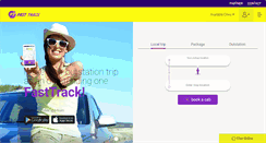Desktop Screenshot of fasttrackcalltaxi.in