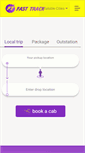 Mobile Screenshot of fasttrackcalltaxi.in